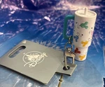 2026 Disney Parks Mickey Mouse Balloon Tiny Tumbler Bag Charm Keychain New. Fixed Price $23.50.