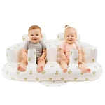 Baby Inflatable Seat For Twins Babies 3 Month And Up, Side-by-side Double Inf.... Fixed Price $69.12.