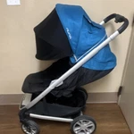 Nuna Blue Black Stroller Seat Single Infant Toddler Five-point Harness. Fixed Price $210.00.