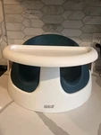 Mamas & Papas Baby Snug Floor Seat Booster Chair W/ Removable Tray Green - Euc. Fixed Price $30.00.