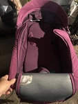 Stokke Carriage Stroller Purple Folding Single Seating Infant Bassinet. Fixed Price $250.00.