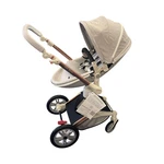 Hot Mom Stroller 360 Degree Rotation Baby Pu Leather F023 Light Grey. Fixed Price $299.99.
