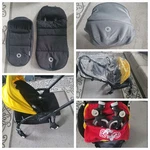 Bugaboo Bee Baby Stroller Seat Canopy, Footmuffs, Rain Cover, Bag- Travel. Fixed Price $225.99.