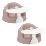 Bumbo Infant Floor Seat Plus+ Sit Up Chair, Adjustable Harness, Rose, 2 Pack. Fixed Price $120.99.