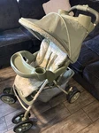 Vintage Pooh Garco Single Baby Stroller Hood Canopy, Cup Holder & Basket. Fixed Price $250.00.
