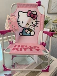 Sanrio Hello Kitty Kids Outdoor Beach Chair With Umbrella Portable Camp. Fixed Price $39.99.