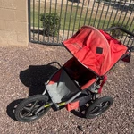 Bob Sport Utility Stroller Jogging Fixed Wheel Red Gray Fair Condition Rugged. Fixed Price $69.99.