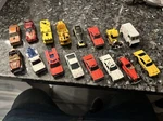 Hot Wheels Vintage Lot Of 14 Cars One Redline Maxi Taxi Assorted. Fixed Price $39.99.