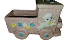 Vintage Napco Baby Train Planter Music Box Working Pink Japan Nursery Ceramic. Fixed Price $26.00.
