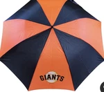 Mlb San Francisco Giants 48" Two-tone Umbrella Auto Open & Close Feature. Fixed Price $25.00.