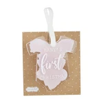 Mud Pie Baby's First Christmas Ornament, Pink, 1/4" X. Fixed Price $12.20.