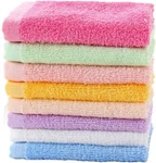 Yiyayo Luxury Bamboo Washcloth Towel Set 16 Pack For 10'', 7 Color. Fixed Price $21.43.