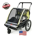 Allen Sports AS2 In 1 Child Bicycle Trailer - Green. Fixed Price $239.99.