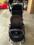 Chicco Cortina Together Double Stroller, Minerale - Black/silver. Fixed Price $160.00.