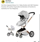 Hot Mom Baby Stroller 360 Degree Rotation Function Carriage Leather Push. Fixed Price $299.99.