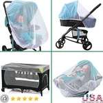 Baby Stroller Mosquito Net Bug Protection Elastic Fit Travel Outdoor Indoor Use. Fixed Price $12.75.
