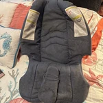 Doona Infant Baby Fabric Seat Cover Insert Padded Black. Fixed Price $45.00.