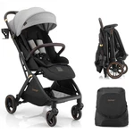 Gromast Gravity GT077 Folding Stroller - One Hand Auto Uv Canopy. Fixed Price $259.99.