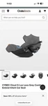 Brand New Sealed Box Cybex Gold Cloud Infant Car Seat Base- Lava Gray. Fixed Price $300.00.