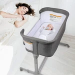 3 1 Baby Bassinet, Bedside Sleeper, & Playpen, Easy Folding Port. Fixed Price $224.39.