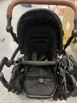 Contours Curve Double Stroller Convertible Tandem Black Brown Adjustable Handles. Fixed Price $292.00.