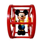 Vintage Disney Mickey Mouse Rolling Wheel Plastic Baby Rattle Nursery Toy Infant. Fixed Price $18.99.