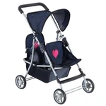 New York Doll Collection First Twin Stroller - Cutest Heart Design Baby S.... Fixed Price $59.97.