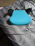 Cosco Dorel Juvenile Group Booster Seat With Cover And Strap Some Light Stains. Fixed Price $20.00.