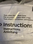 Thule Urban Glide Double Mesh Cover Black 20110719 Stroller Shield New. Fixed Price $35.00.