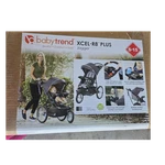 Baby Trend XCEL-R8 Plus Jogger Stroller Liberty Grey Single S-15 Cup Holders. Fixed Price $199.00.
