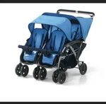 Foundations 4-PASSENGER Commercial Stroller #40-NM-BO New In Box. Fixed Price $299.99.