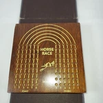Drueke Horse Race Peg Travel Wooden Vintage Bound Like Book Good Shape Photos. Fixed Price $24.99.