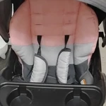 Baby Trend Stroller Seat Pink Gray Cup Holder Basket Folding Harness Single. Fixed Price $19.00.
