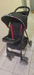 Graco Literider Lx Foldable Stroller, Black W/ Red Accents. Fixed Price $80.00.