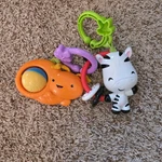 Fisher Price Replacement Parts Toy Activity Gym Hanging Zebra Snail. Fixed Price $10.39.