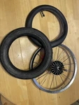 Graco Fastaction Jogger Stroller Back Rear Rim Wheel Front Tire Tube. Fixed Price $39.00.