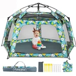 Baby Playpen Beach Tent Foldable With Canopy Travel Bag Mosquito Net Pop Up. Fixed Price $81.23.