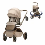 Maxi-cosi Carriage Stroller Beige Brown Bassinet Single Infant Folding. Fixed Price $500.00.