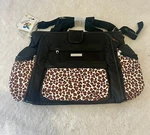Kalencom Nola Tote Bag Large Leopard Print Black W/ Changing Pad & Pouch. Fixed Price $32.00.