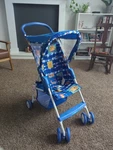 Vintage Kolcraft Lil Stroller Infant Toddler Foldable 1999 Bears Blue Clean Y2K. Fixed Price $119.99.