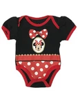 Disney Infant Girls Black Red Dot Minnie Mouse Bodysuit Baby Outfit Newborn. Fixed Price $8.99.