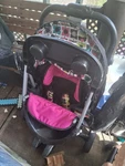 Baby Trend Stroller Seat Folding Cup Holder Hood Pink Multicolor. Fixed Price $30.00.