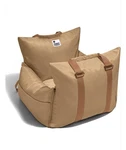 Funnyfuzzy First Class Waterproof Dog Car Seat Bed Brown Single New Open Box. Fixed Price $49.00.
