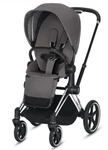 Cybex Priam 3 Frame Seat Pack Baby Stroller Newborn Infant Grey Chrome Black. Fixed Price $549.00.