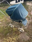 Vintage Emmaljunga Carriage Baby Stroller & Bassinet S-280 22 Viking Vittsjo. Fixed Price $252.50.