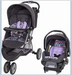 Trend Ez Ride 35 Travel System Stroller Car Seat Combo For Baby, Sophia. Fixed Price $199.99.