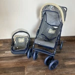 Vintage Tollytots Graco Doll Blue Plaid Stroller & Bears Car Seat. Fixed Price $199.99.