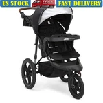 Jeep Turboglyde Jogging Stroller All-terrain 5-POINT Safety Harness Foldable New. Fixed Price $302.40.