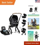 Boone Gray Shyft Dualride Infant Car Seat Stroller - Lightweight Safety Solution. Fixed Price $809.99.