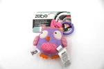 New Zobo Toys R' Car Seat & Stroller Plush Musical Rattle Pink Purple Owl. Fixed Price $17.24.